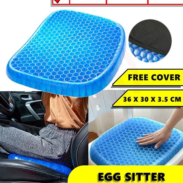 HARGA GROSIR Alas Duduk Silikon Egg Bantal Alas Duduk Silicon Empuk Nyaman Adem 