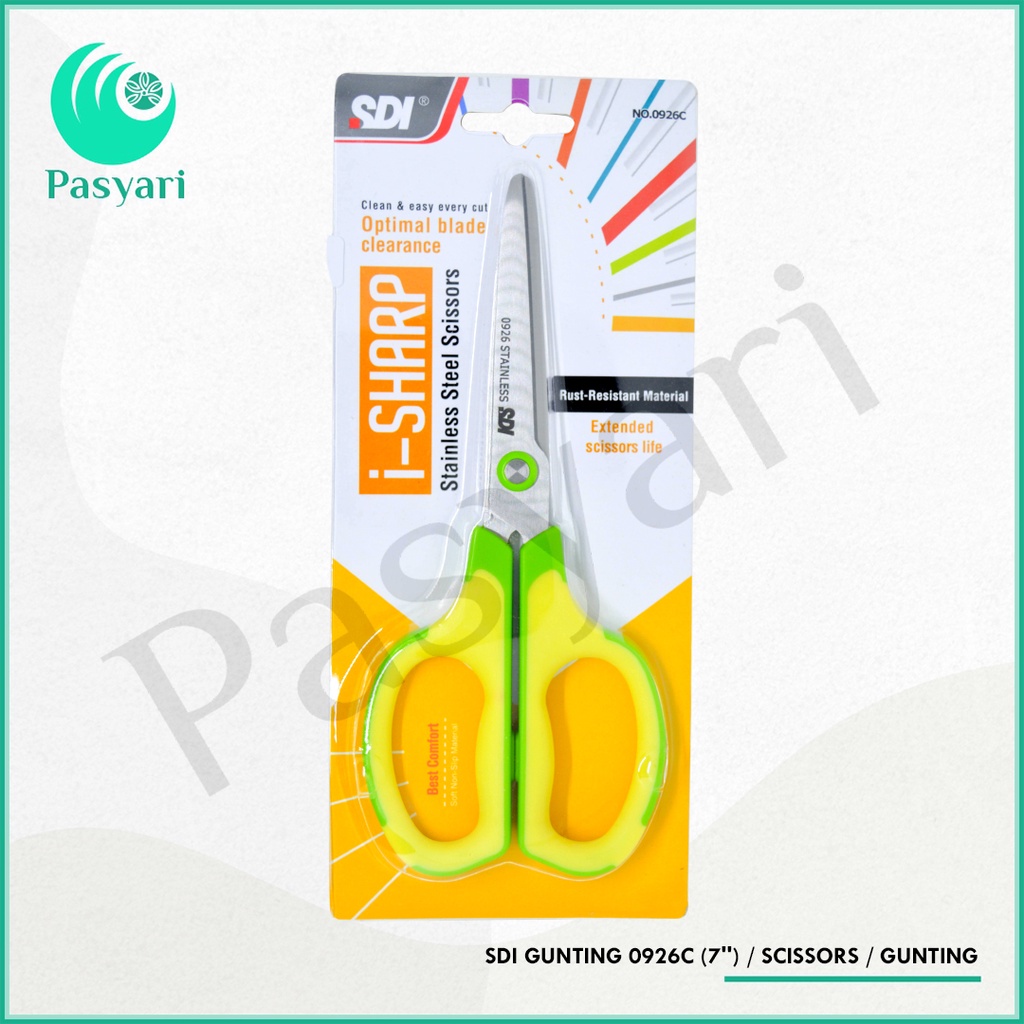 

SDI GUNTING 0926C (7'') / SCISSORS / Gunting i-Sharp Stainless Steel
