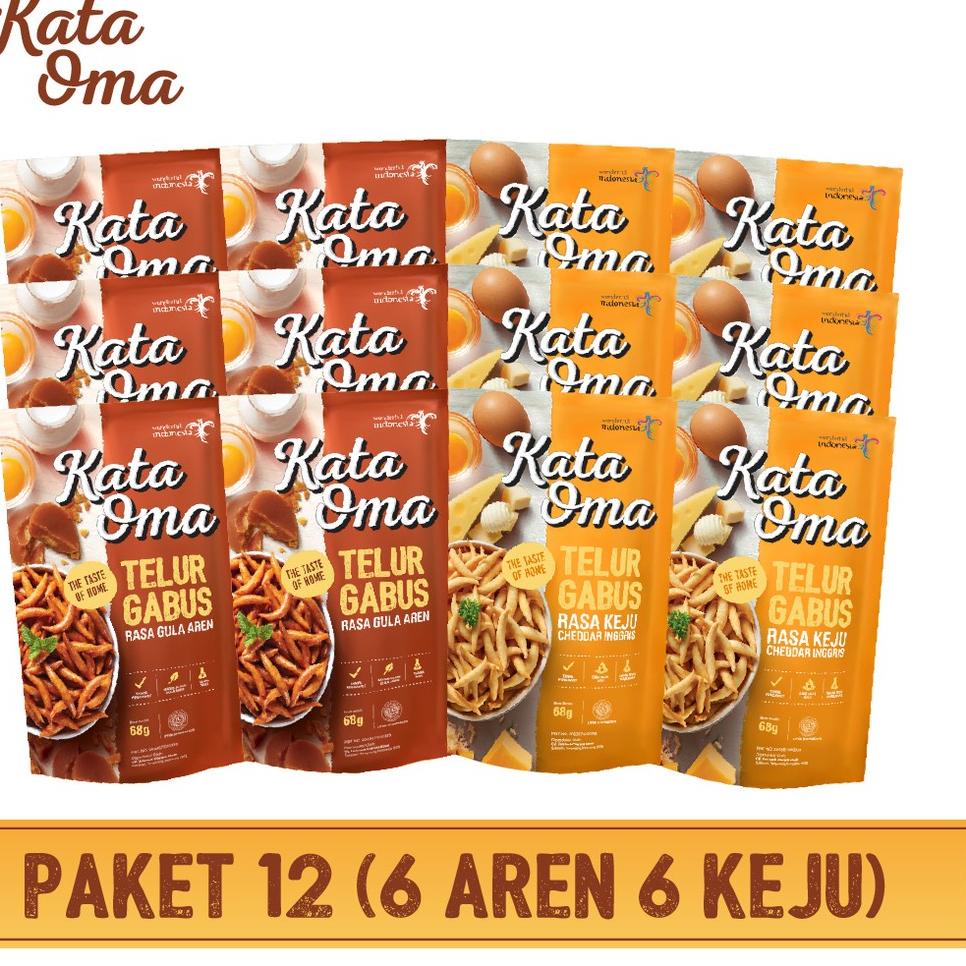 

➪ Kata Oma Telur Gabus Paket Isi 12 ✶