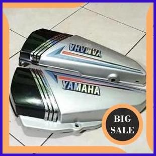 bok box dop cover side sambungan tutup aki rx king master 2001 2000 silver original ori 1M4R23 perka