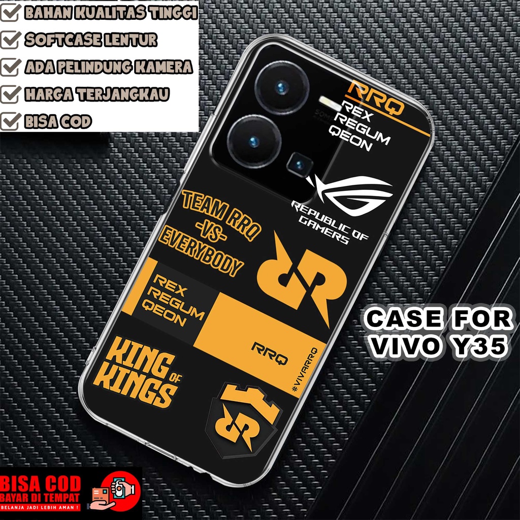 CASE VIVO Y35 2022 MOTIF [ESPORT2] TERLARIS CASING VIVO Y35 TERBARU CLEAR CASE PROTECTED CAMERA SOFT