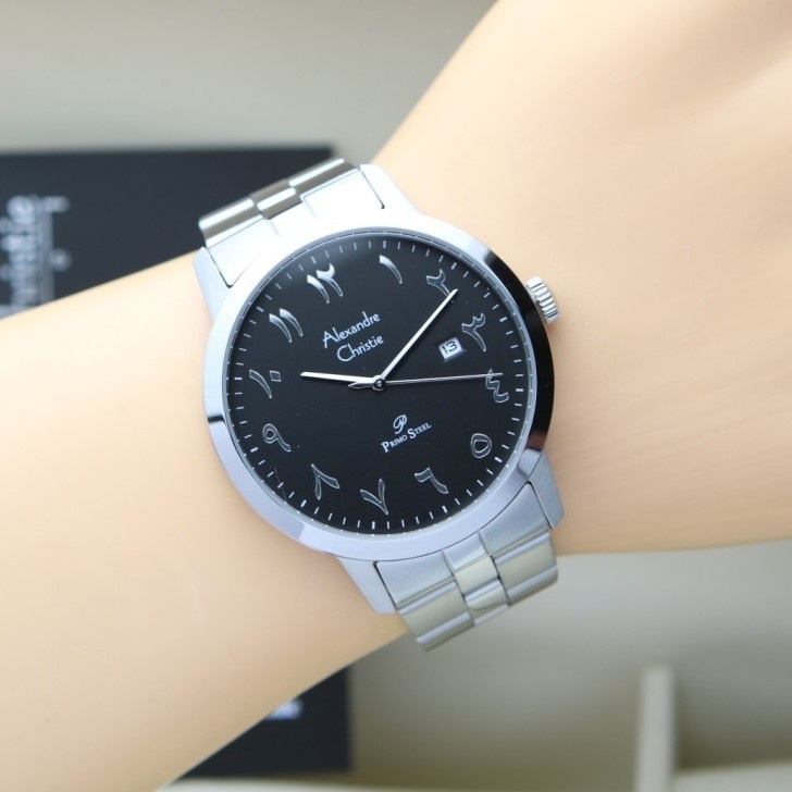 ORIGINAL Jam Tangan Pria Alexandre Christie Stainless AC 1024 / AC1024 / 1024 Garansi Resmi 1 Tahun.