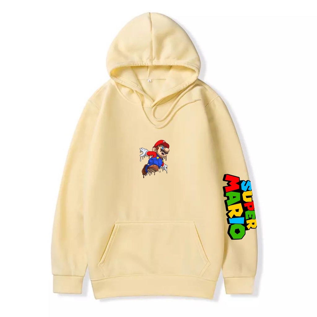 SUPER MARIO  HOODIE JUMPER PRIA WANITA Size M-XXL