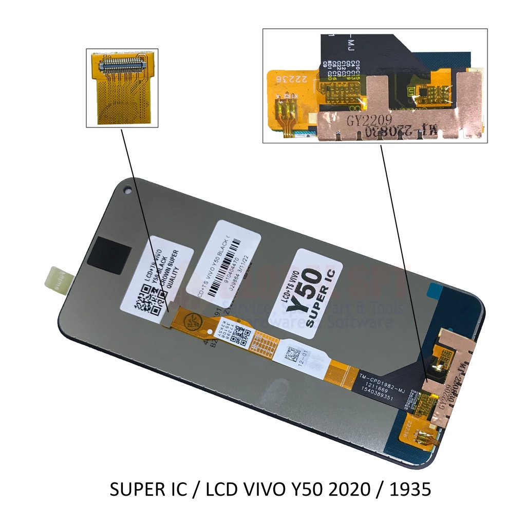 LCD TOUCHSCREEN VIVO Y50 2020 / 1935