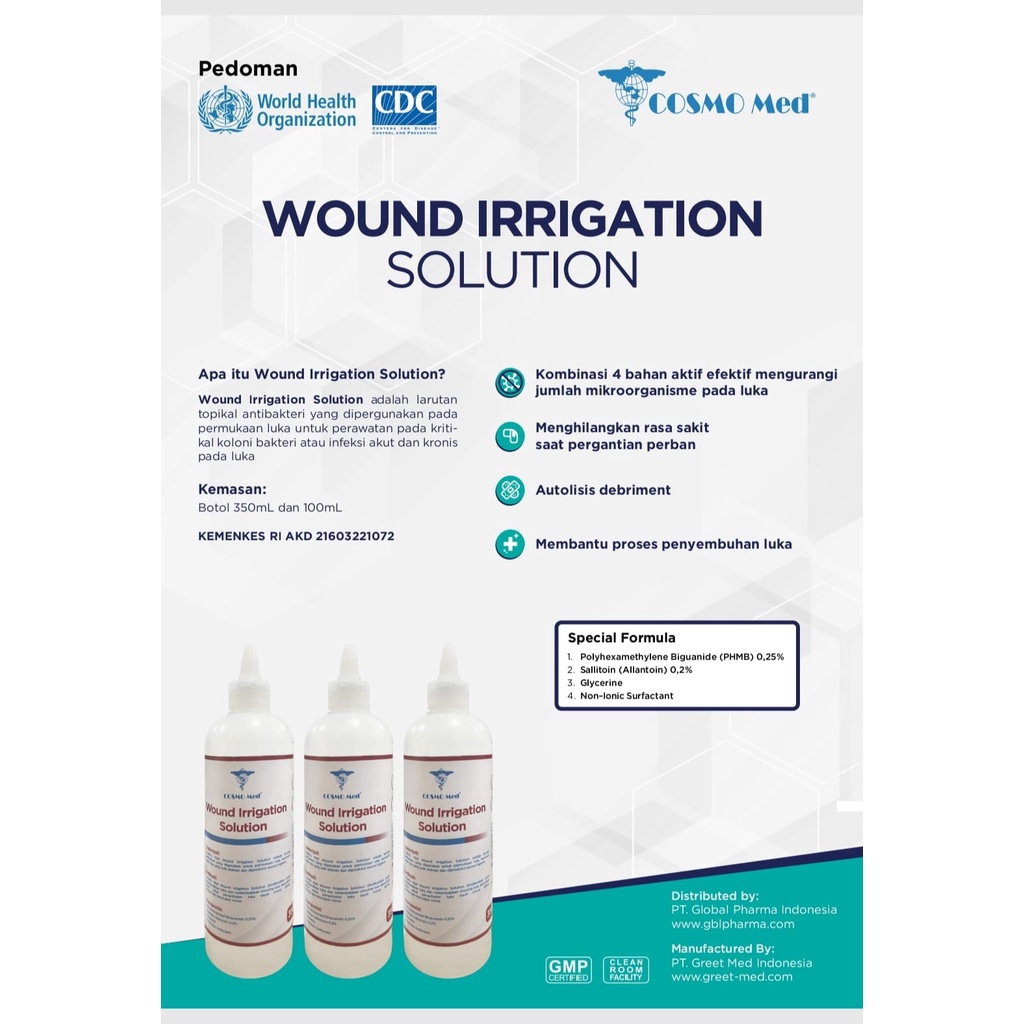 Sterobac spray 65ml | Cosmomed 100 ml cairan antiseptic luka