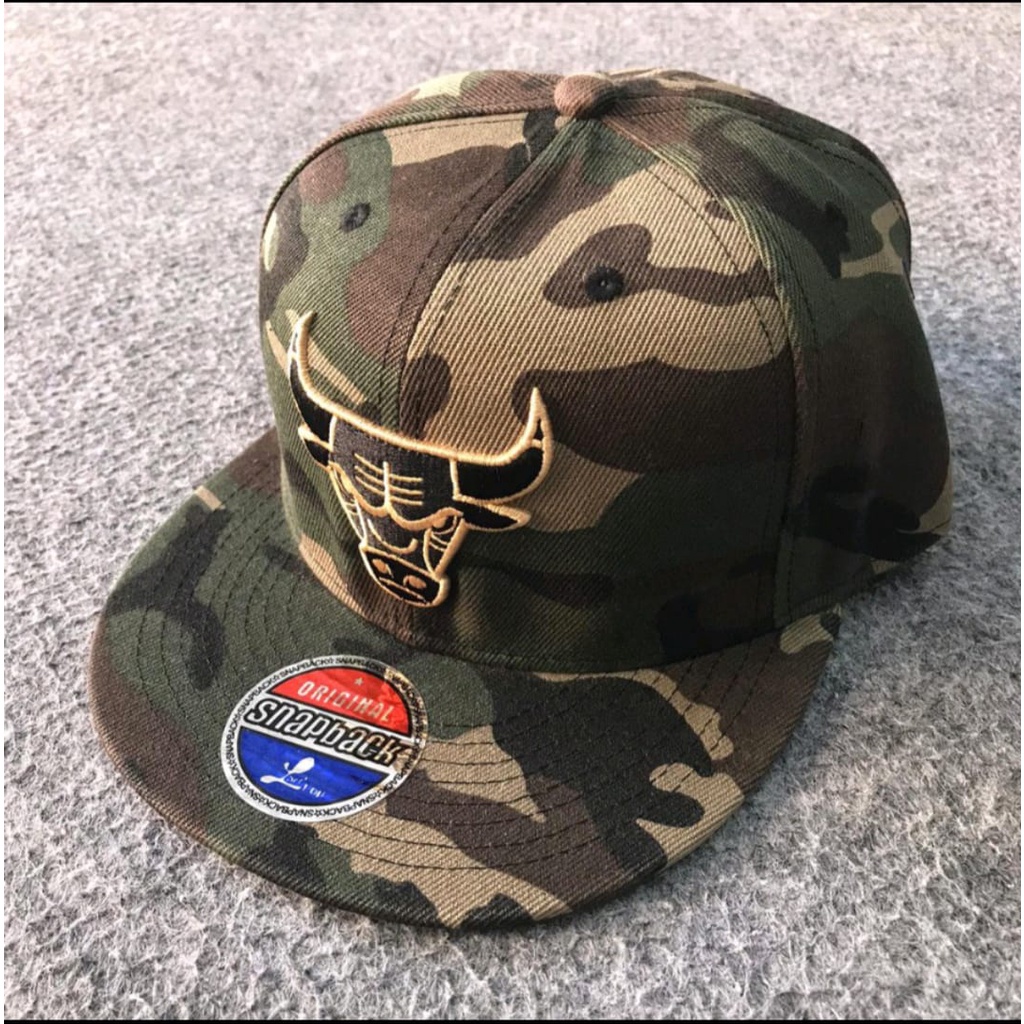 Snapback Hat / Topi Hiphop Bordir Banteng Kualitas Distro Premium Unisex Trucker Hat topi army
