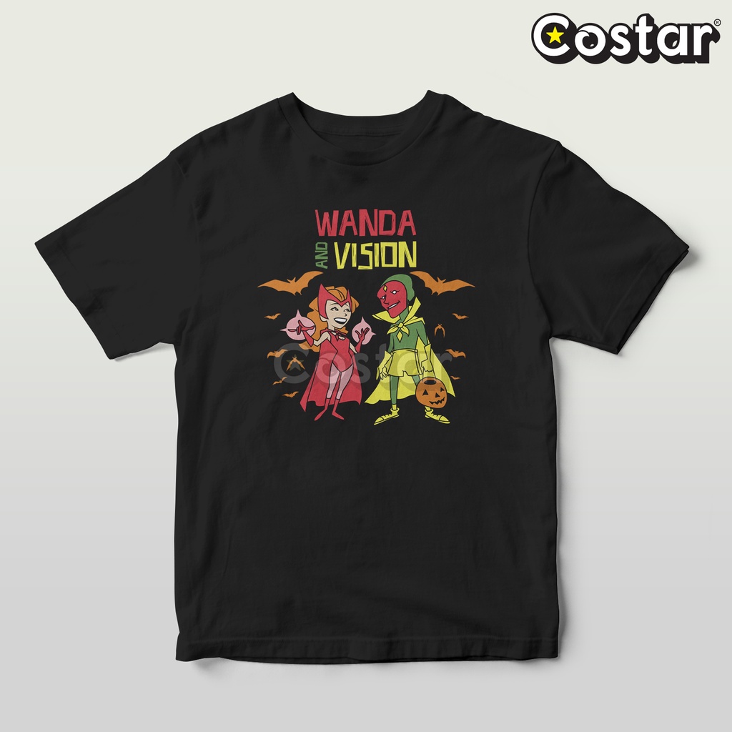 Kaos Costarstore - Cartoon Hallowen - Wanda And Vision