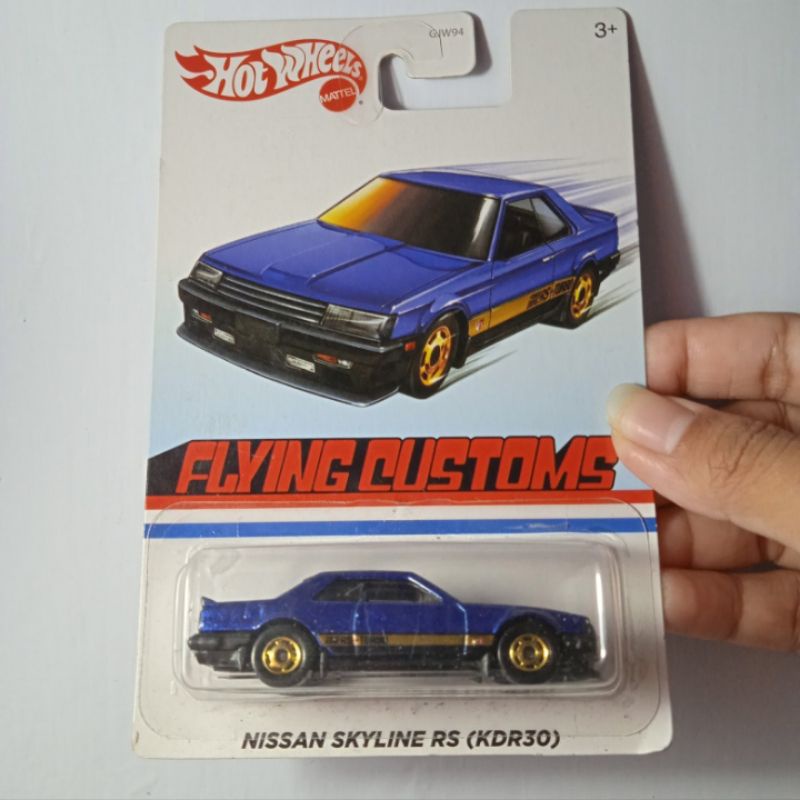 Hot wheels hotwheels Flying customs Nissan skyline RS KDR30 R30 putih