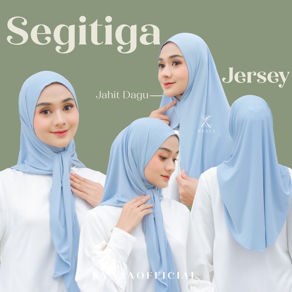 K͙Y͙Z͙ Hijab Instan Segitiga Jersey Korea | Hijab Segitiga Intsan Jesey | Hijab Malay Segitiga Instan