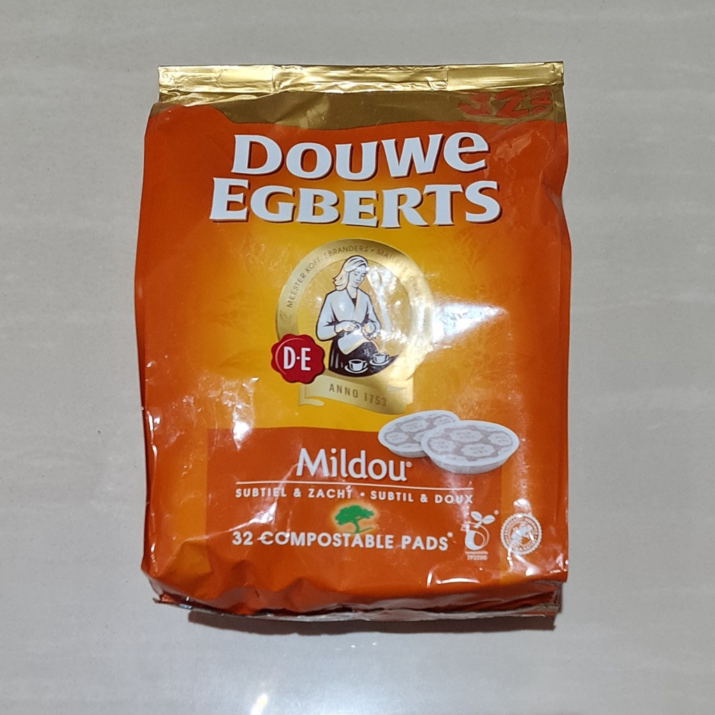 Douwe Egberts Mild Subtle &amp; Soft Coffee 32 Compostable Coffee Pads