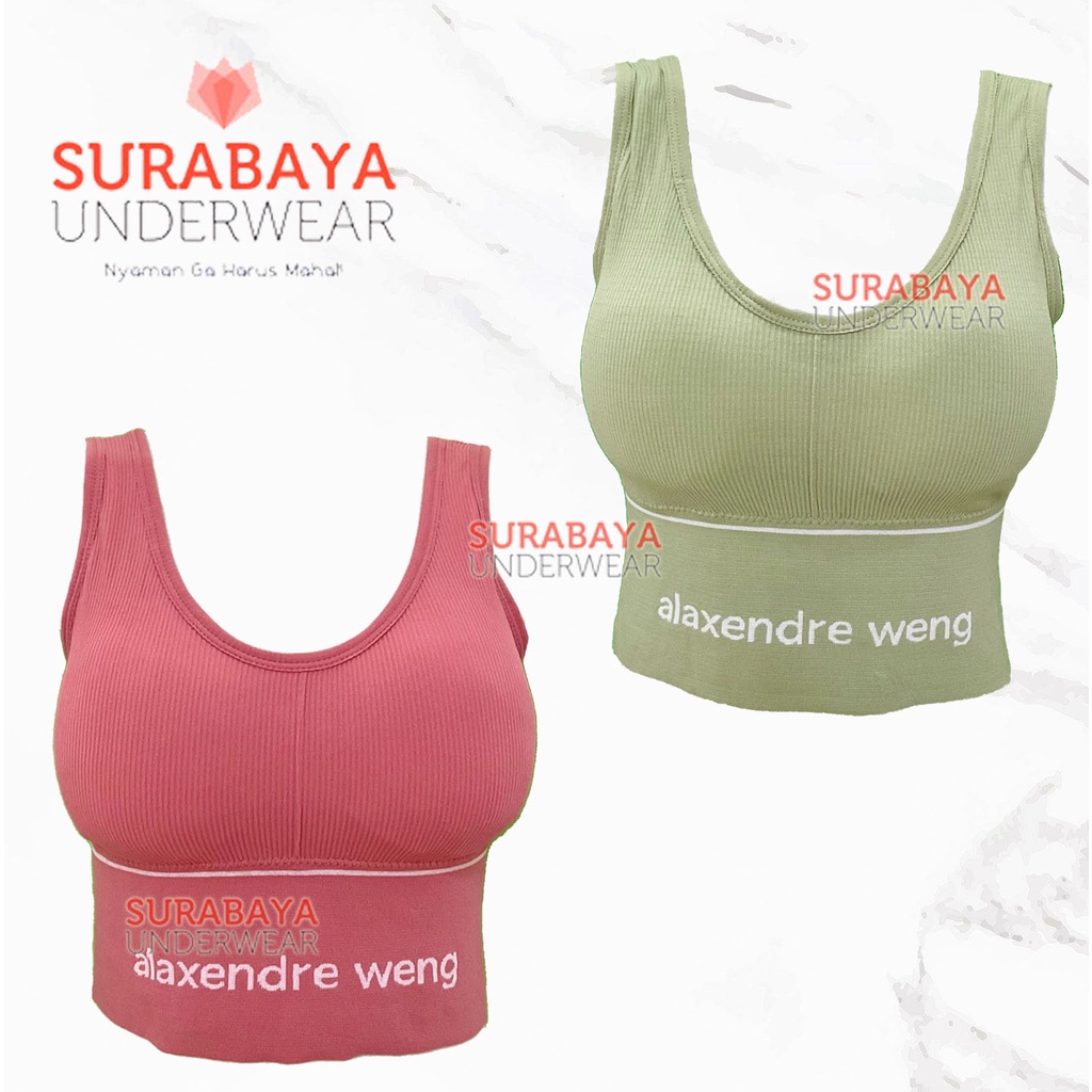 SPORTBRA KATUN PANJANG BUSA TIPIS AW