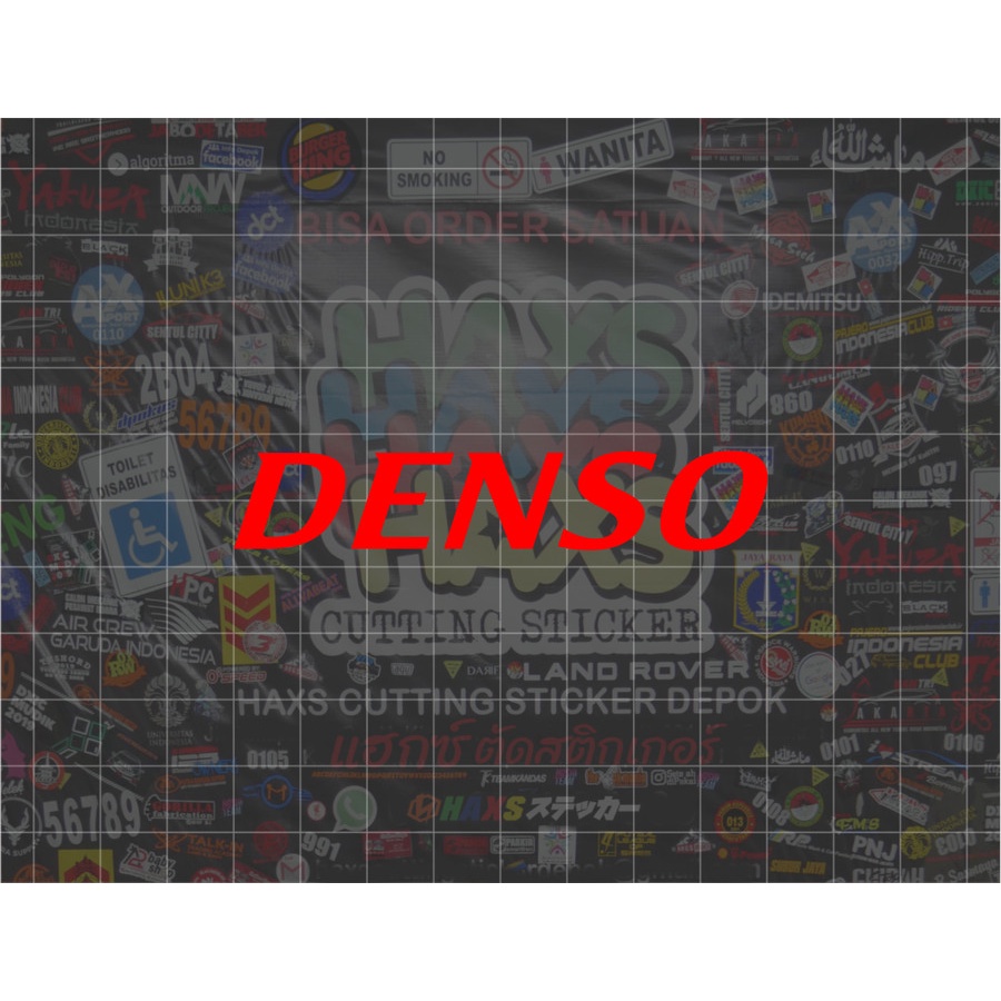 Cutting Sticker Denso Ukuran 8 cm Untuk Motor Mobil