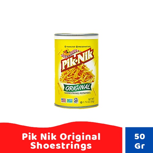 

Pik Nik Original Shoestrings fries / Kentang Goreng 50 GR