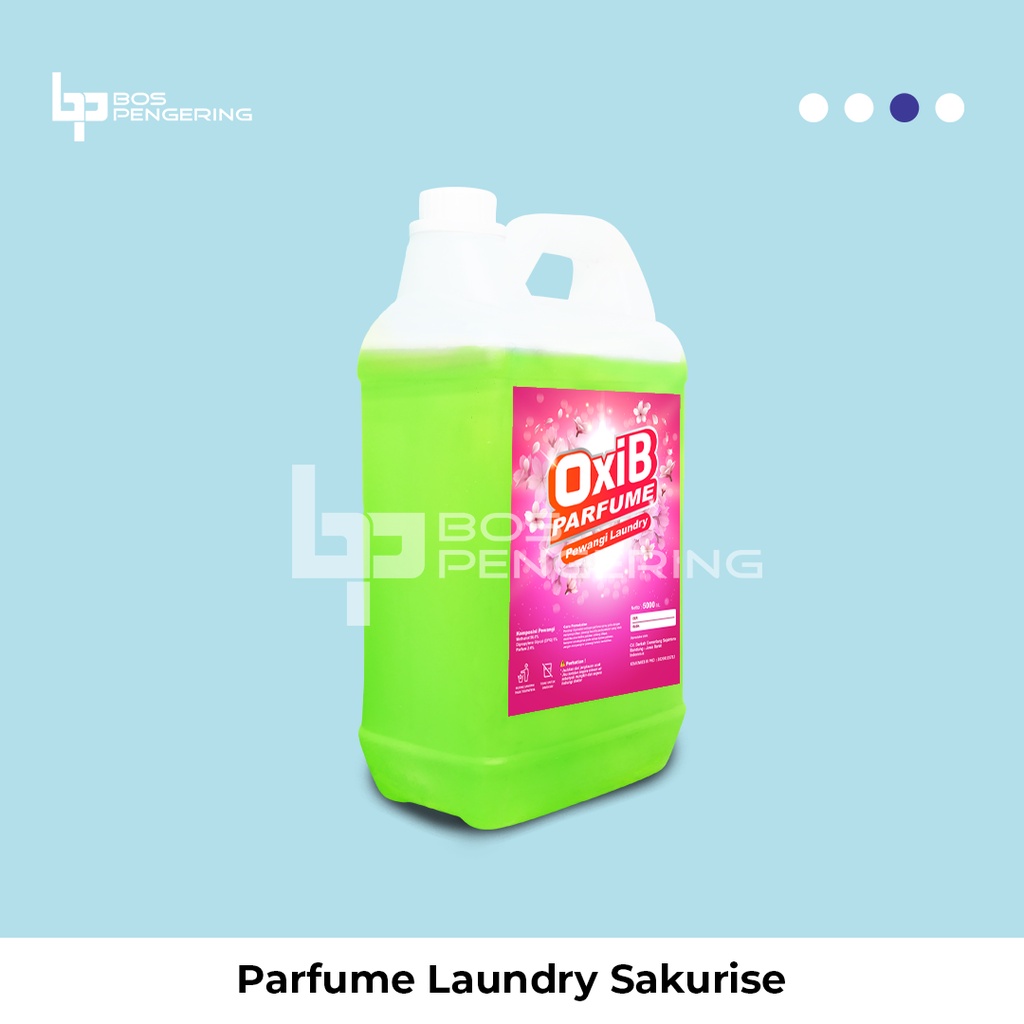 Pewangi Pakaian Laundry - OxiB Parfum Aroma Sakurise 5 Liter Parfum Wangi Murah