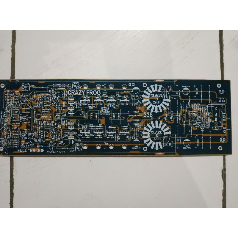 PCB Power Amplifier Class D Full Bridge 4049