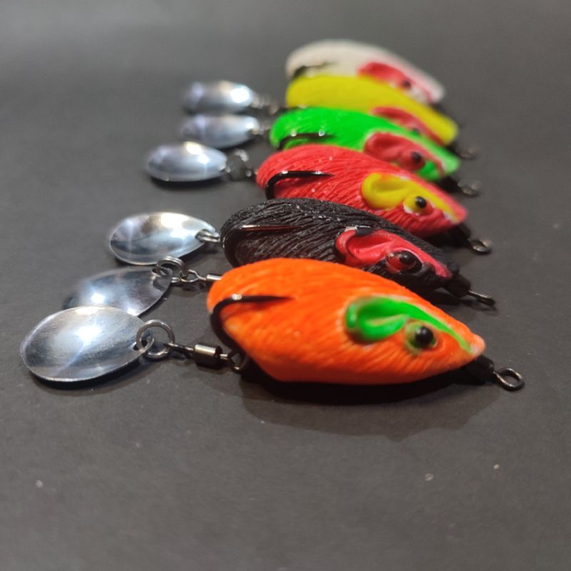 SOFT FROG CURUT 3D TENGGELAM SK LURE