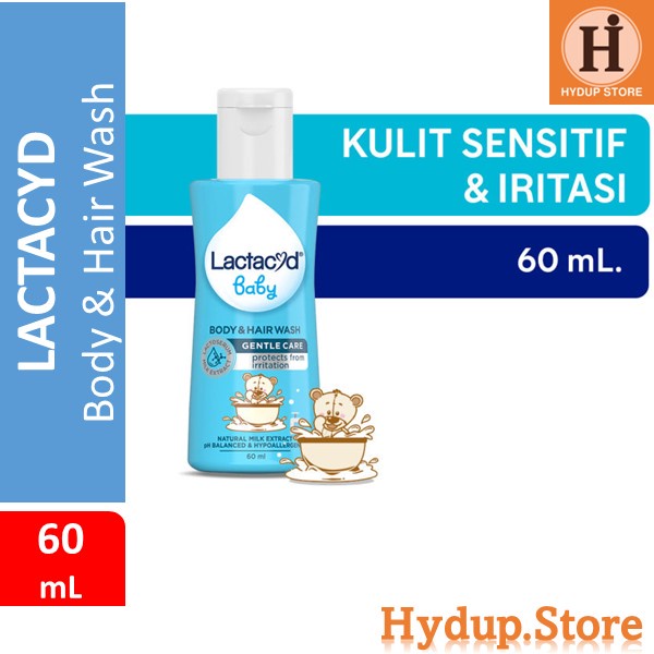 Lactacyd | laktasit Baby Body & Hair Wash Sabun Bayi With Milk Extract 60 mL