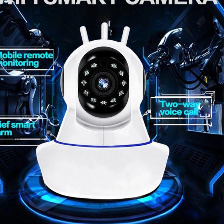 ۞ V380pro IP Camera CCTV Wireless Wifi 3 antena ☇