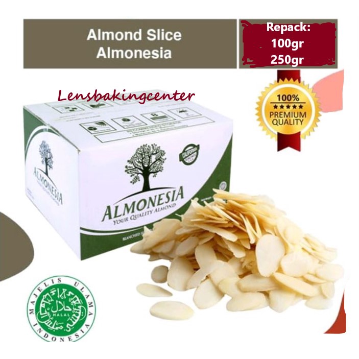 

Almond Slice 250gr / 100gr | Kacang Almond 1/4kg / 1ons | Kacang Almon 0.25kg | Almond Slice 250gram / 250 gram / 100gram