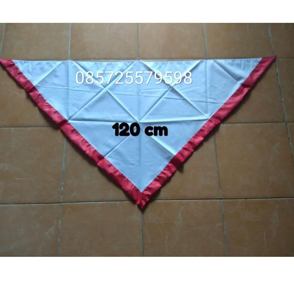 Stok terbaru  Hasduk SMP / Kacu SMP / Hasduk 120 cm / Hasduk Pramuka SMP