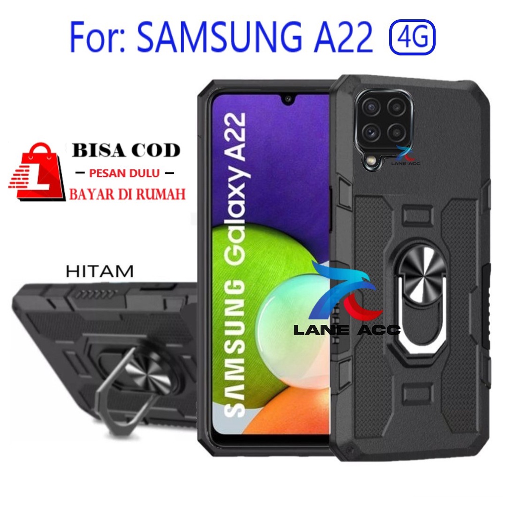 SAMSUNG A22 (4G)- KESING ROBOT HIT EYE RING-CASING HARD CASE-STANDING ROBOT SAMSUNG A22(4G)