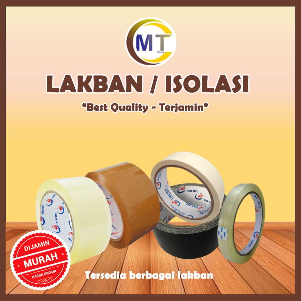 

Lakban Besar Bening 100 yard Lakban Coklat Besar Lakban Hitam Kain Isolasi Bening Kecil Lakban Kertas Masking Tape