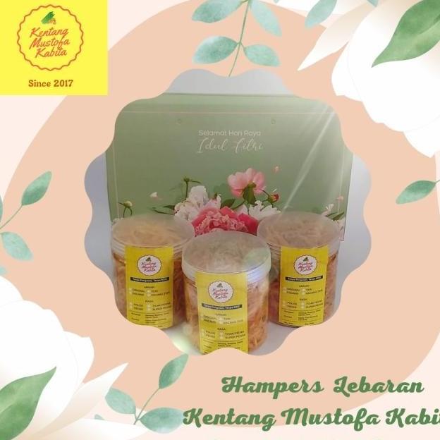 

Paket Hampers Lebaran Idul Fitri Kentang Mustofa Kabita - Box Bunga Istanasembakoo