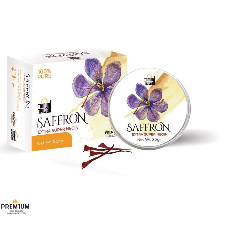 

ⅎ Timur Tengah Saffron Safron Extra Super Negin 1 gr Premium Original ✿