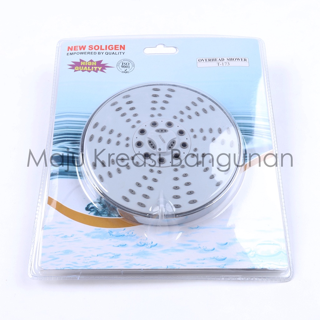 Shower Tembok SOLIGEN T175 T174 T173 Kepala Tanam Dinding Kamar Mandi Toilet 3.5&quot; 4&quot; 6&quot; Inch Inci