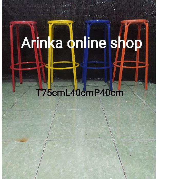 ♗ Kursi Tinggi 75cm kursi bar kursi Conter kursi bakso 75cm ℗