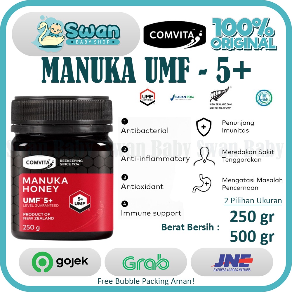 Comvita Manuka Honey UMF 5+ / Madu Murni Alami Asli New Zealand