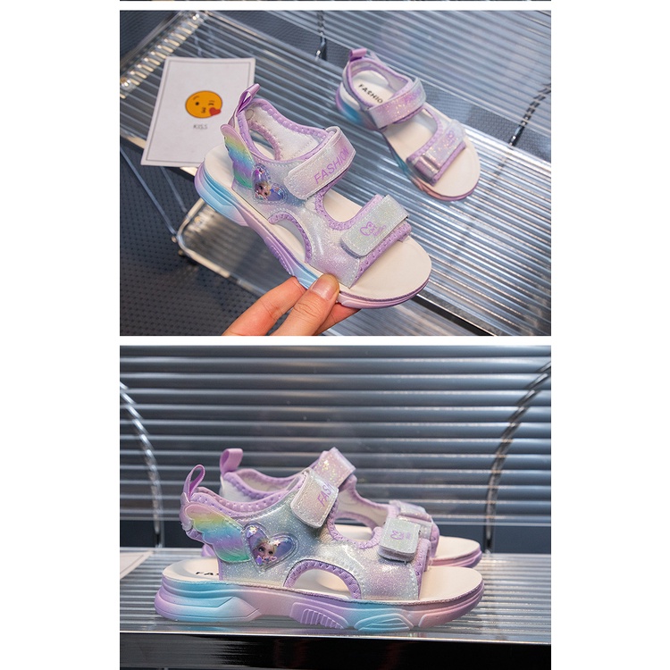 SANDAL SEPATU SENDAL JEPIT NON-SLIP ANAK PEREMPUAN DISNEY FROZEN ELSA INDOOR DAN OUTDOOR YY-6622