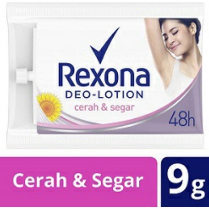 Rexona Deo Lotion Cerah dan Segar 9gr / Rexona