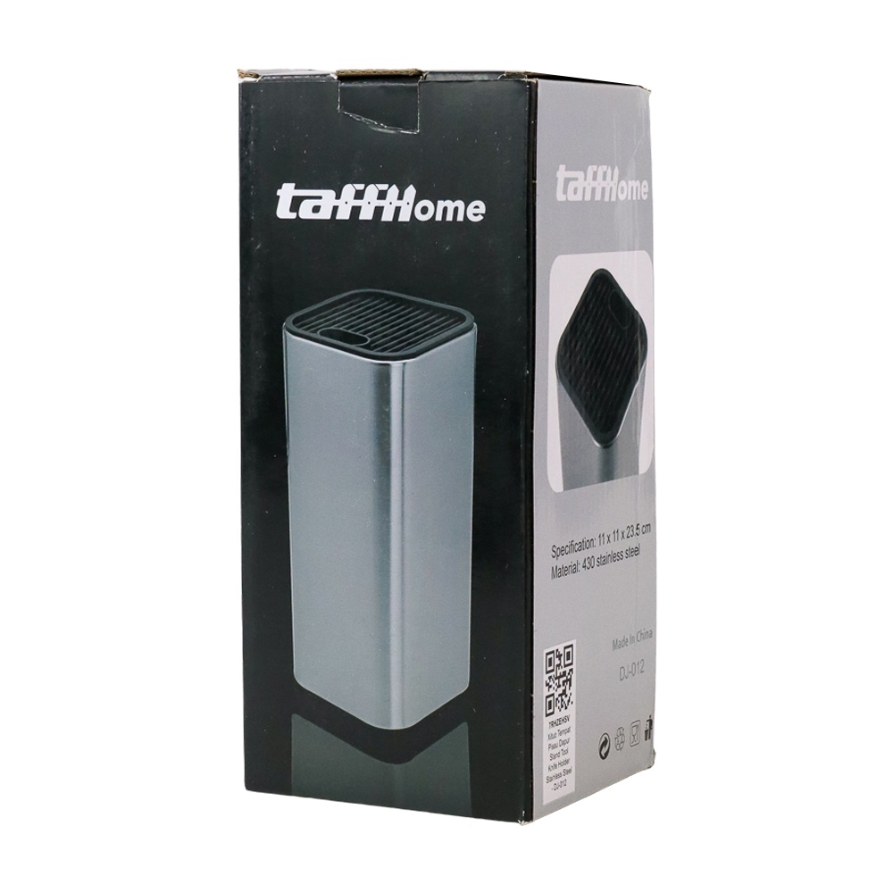 TaffHOME Tempat Pisau Dapur Stand Tool Knife Holder Stainless Steel