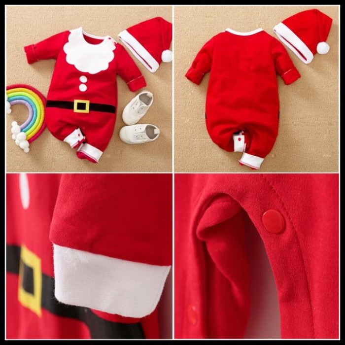 Terlaris Baju Jumper Bayi Kostum Natal Newborn - 2 Tahun Christmas