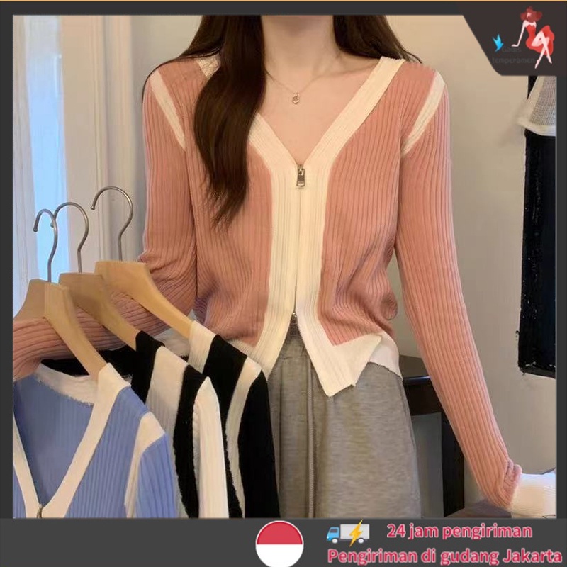 kardigan Rajut Wanita Lengan Panjang Rajut Lucu S5Z9 trandy cardigan korean style wanita cardigan an