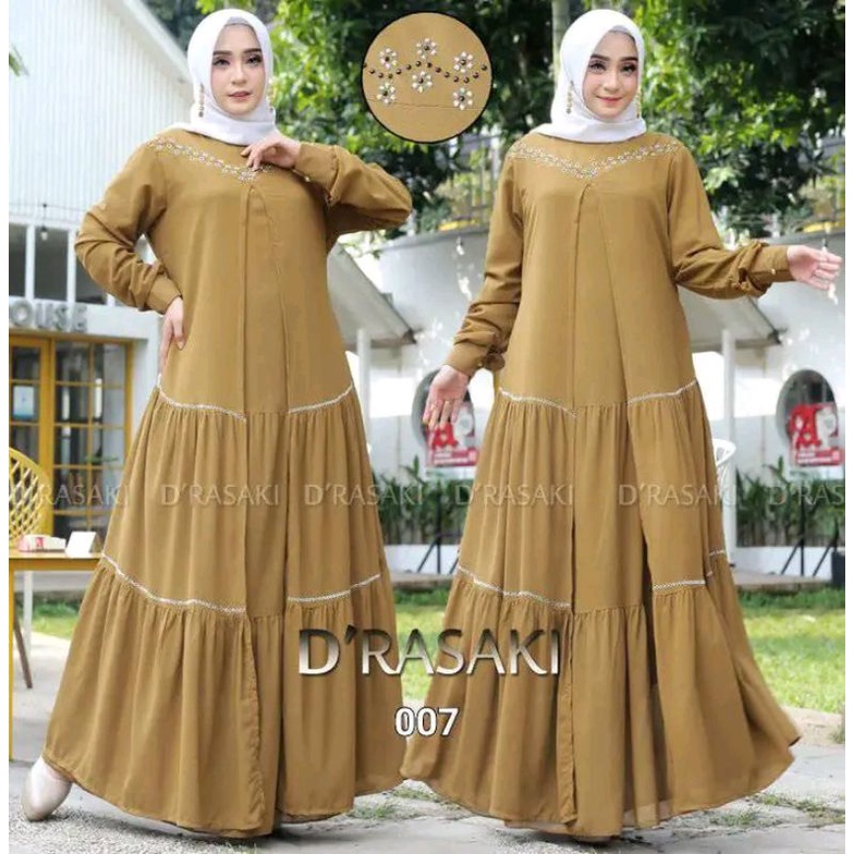 gamis lebaran gamis syar'i gamis ceruty gamis d'four mode gamis d'rasaki