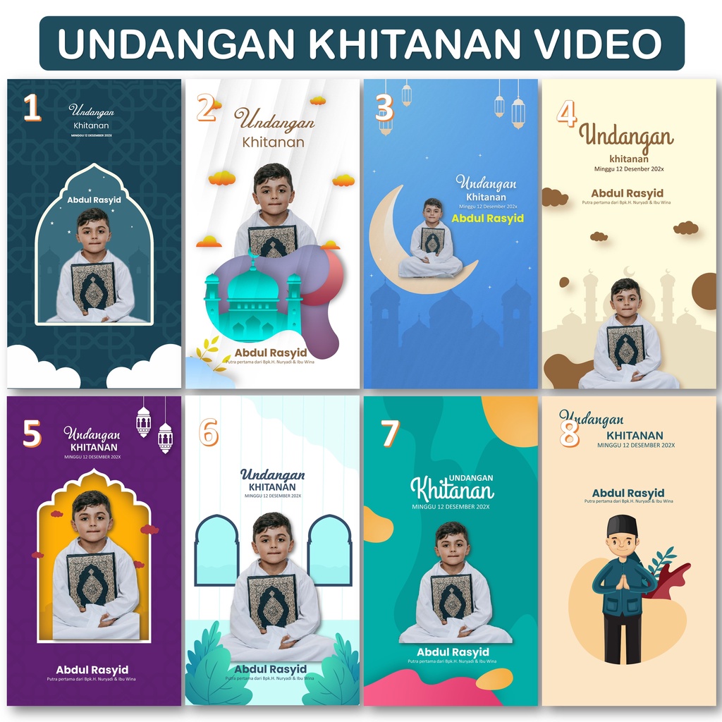 UNDANGAN KHITANAN DIGITAL VIDEO|UNDANGAN VIDEO|UNDANGAN DIGITAL