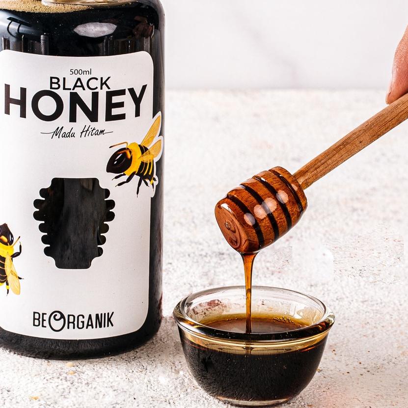 

♧ Hitam Pahit Beorganik 500ml (730gr) - Black Honey Asli 100% ○