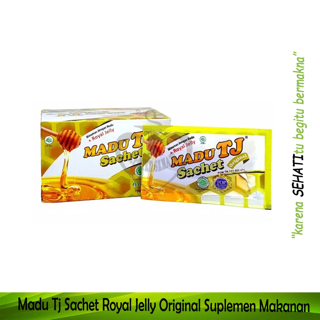 MADU TJ SACHET HARGA PER BOX MURNI ROYAL JELLY BEE POLLEN