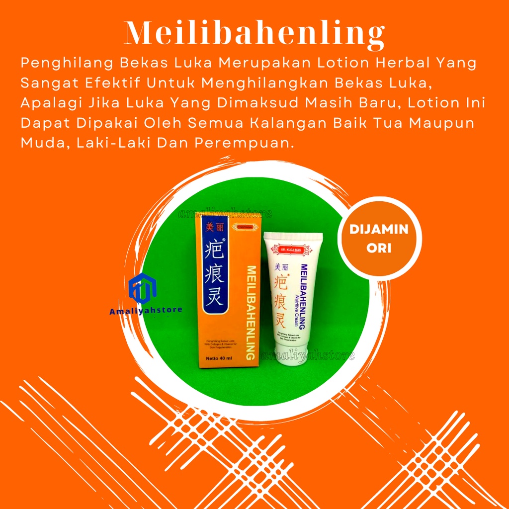 Meilibahenling Nutritive Lotion Cream Obat Penghilang Bekas Luka Diabetes Krim Salep Flek Hitam Gatal Jamur Koreng Membandel Agar Cepat Kering Untuk Anak Dan Dewasa Paling Ampuh 100% Original Bpom