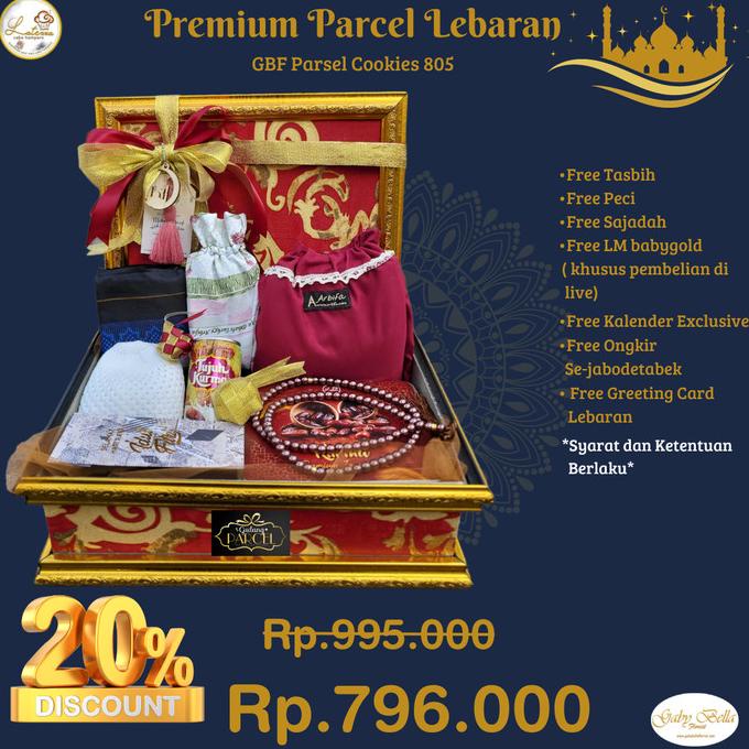 

Parcel Lebaran Gbf 805, Hamper Cookies, Hamper Lebaran, Hamper Premium Keranjangdilan