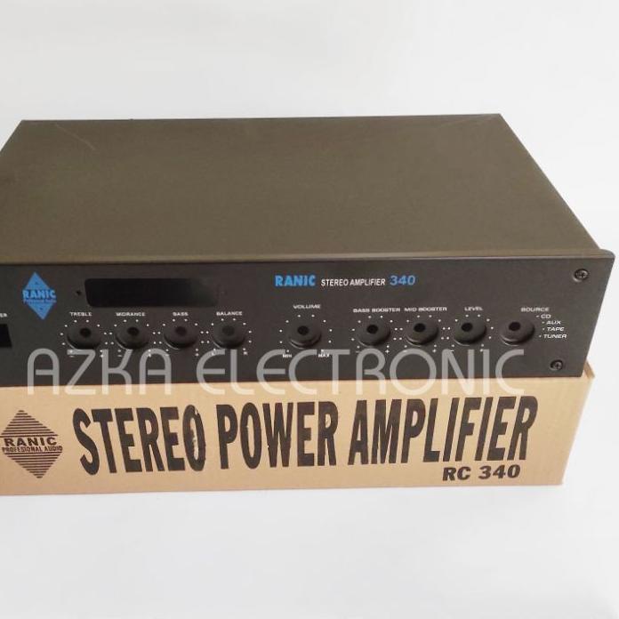 ☪ Box Ampli Box Power Amplifier USB RANIC 340 ➮