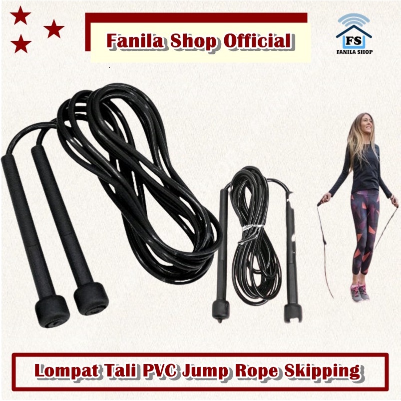 Lompat Tali PVC Jump Rope Skipping