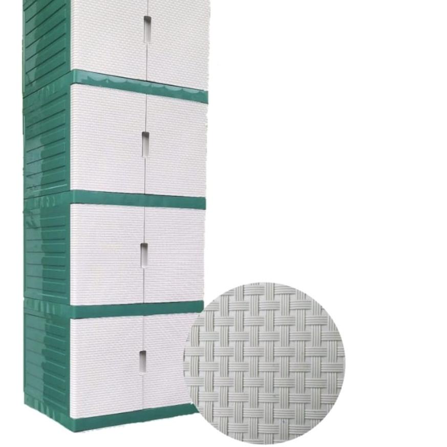 ♙ Lemari Baju lemari Pakaian Lemari Plastik Lemari BW PUTIH ♕