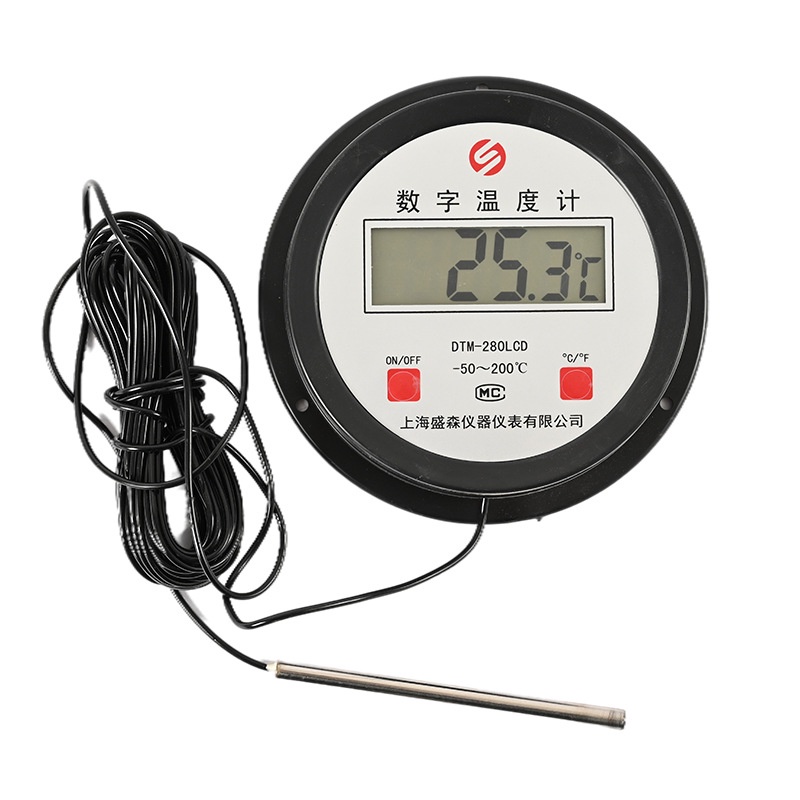 Digital Thermometer High Precision With Waterproof Probe DTM-280 -50~200C