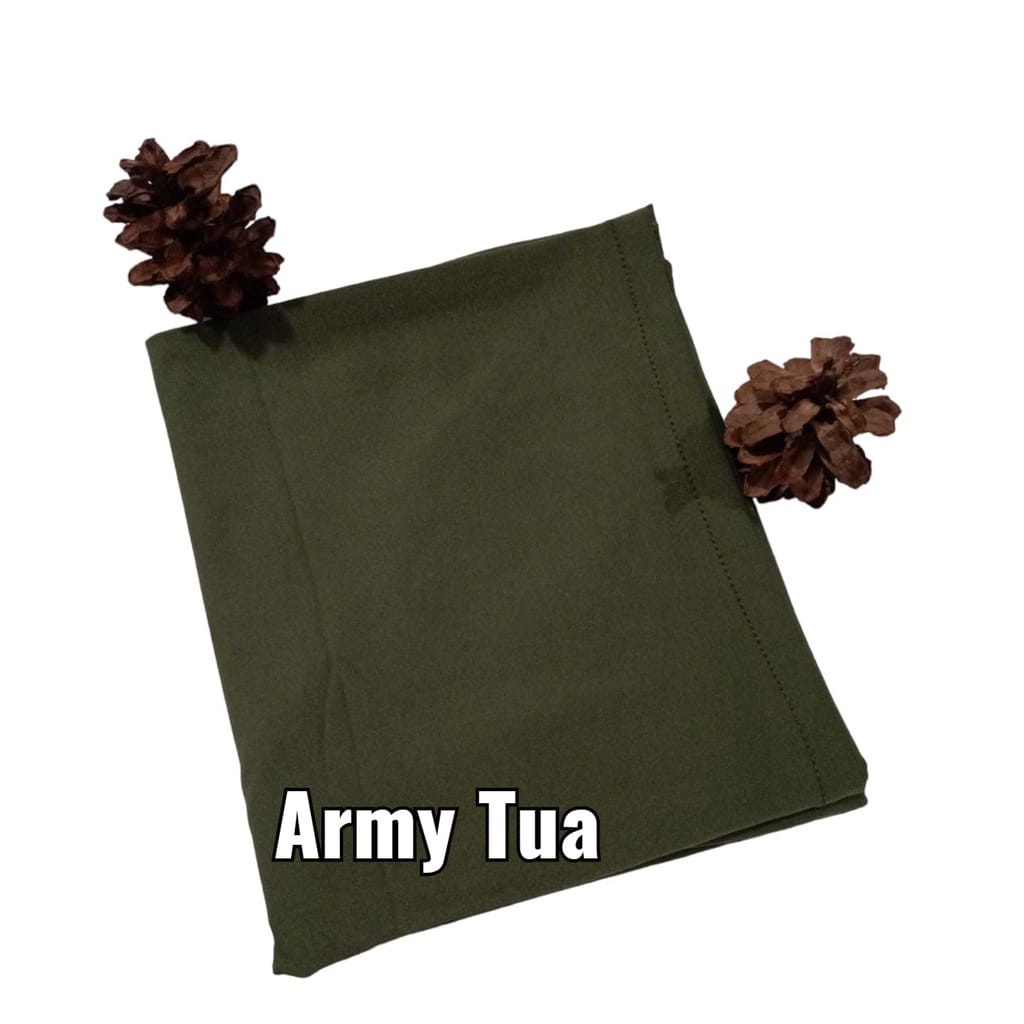 Hijab Instan jersey segitiga|| Jilbab segitiga jersey instan-army tua