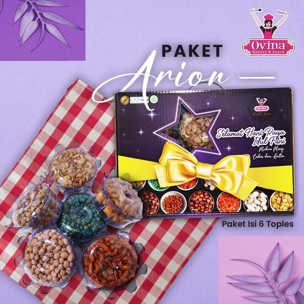 

PAKET KUE OVINA KACANG COMBI ARION HAMPERS LEBARAN IDUL FITRI 2023 .