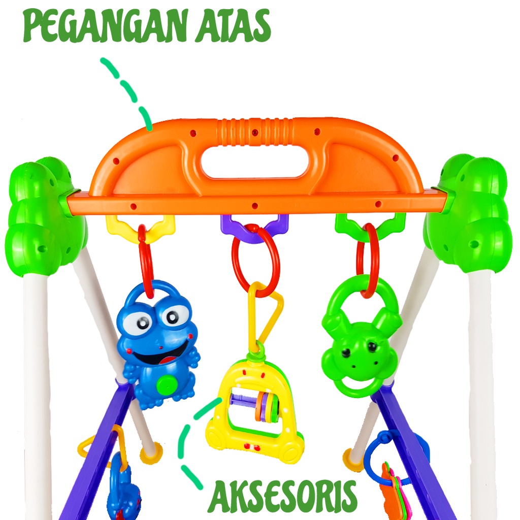 ( BISA COD )Sekawantoys Baby Musical Play Gym / mainan musik rattle bayi ( SKW.2027C )