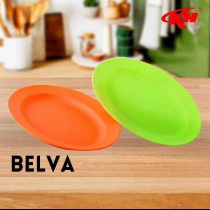 Termurah Piring Oval Plastik Kh Belva 10" New